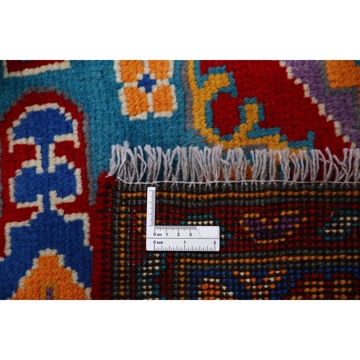 Revival 5x7 Handmade Double Knotted Washable Wool Rug - Colorful