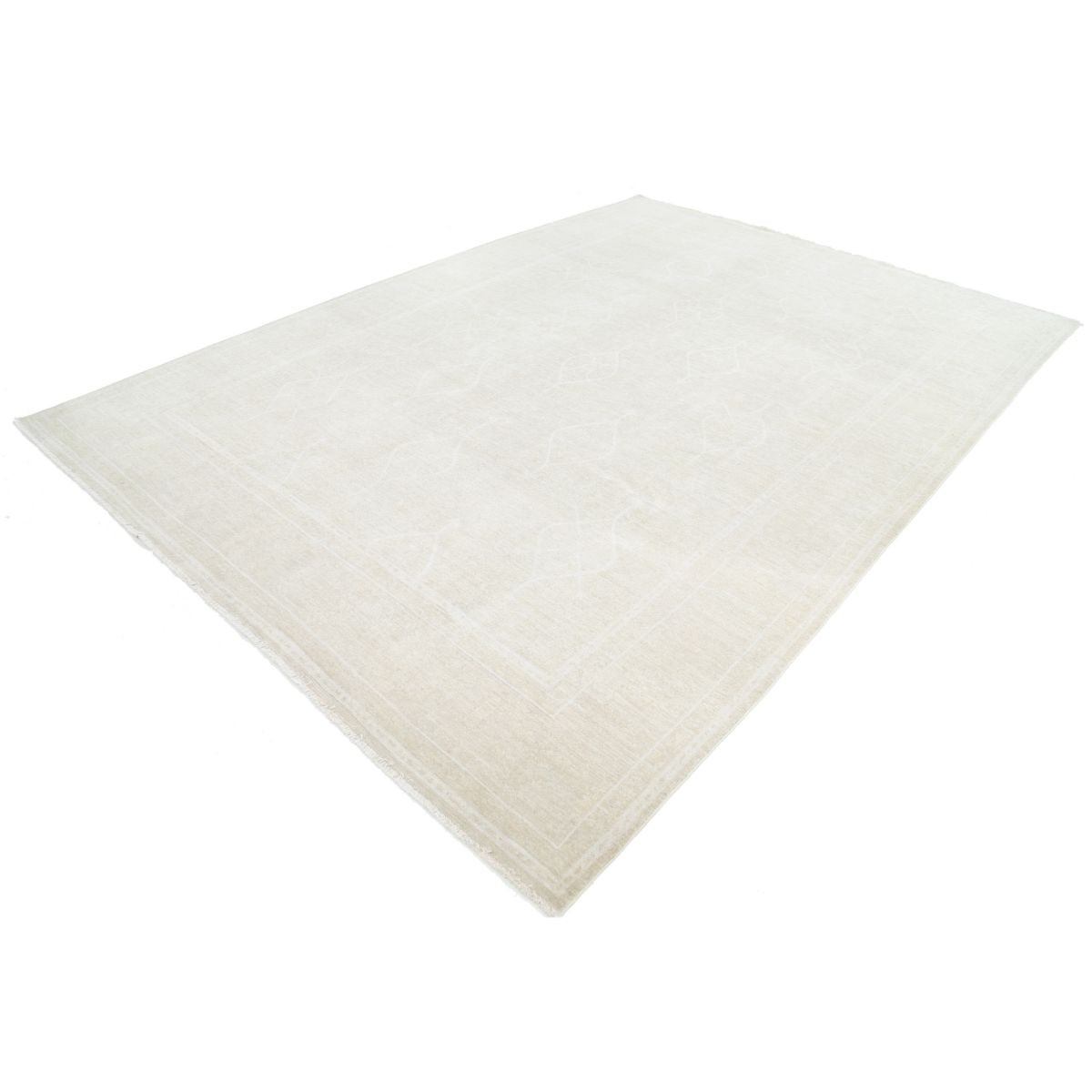 Serenity 8x11 Handmade Double Knotted Washable Wool Rug - Soft Hues