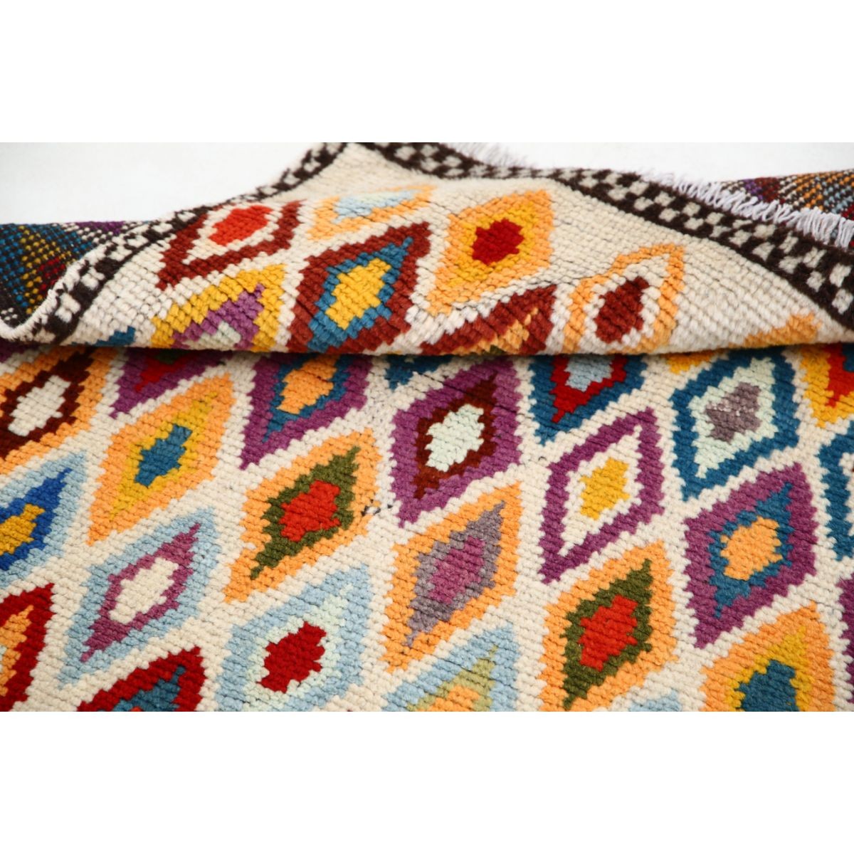 Revival 3x5 Handmade Double Knotted Washable Wool Rug - Colorful