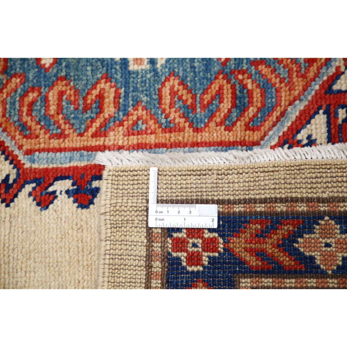 Kazak 6x9 Handmade Double Knotted Washable Wool Rug - Colorful