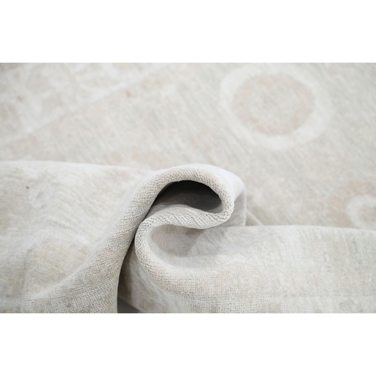 Serenity 4x10 Handmade Double Knotted Washable Wool Runner - Soft Hues