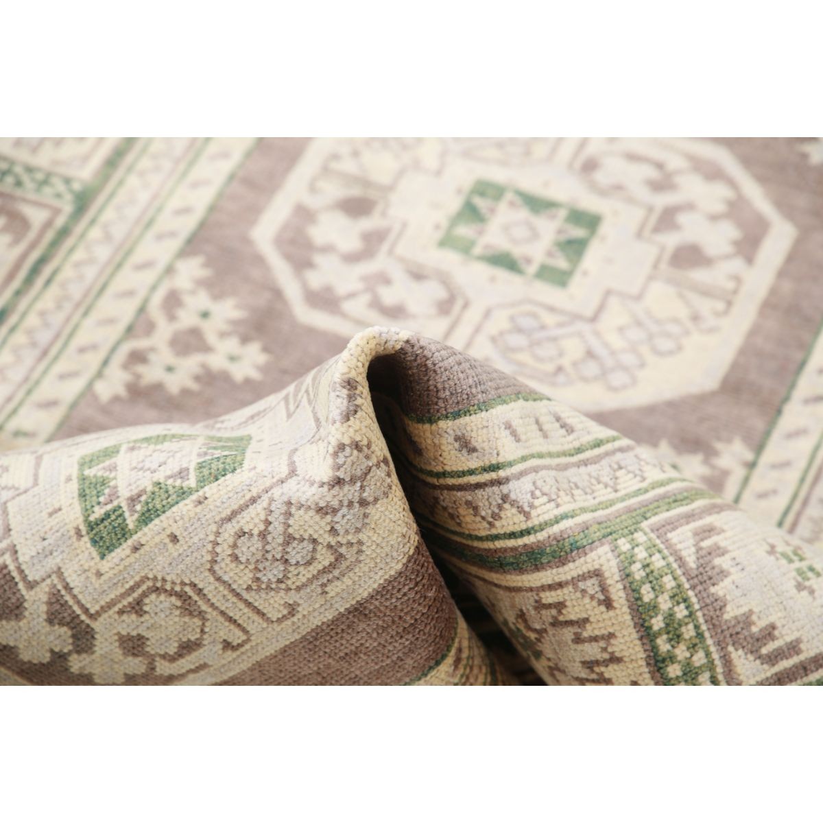 Revival 3x5 Handmade Double Knotted Washable Wool Rug - Colorful