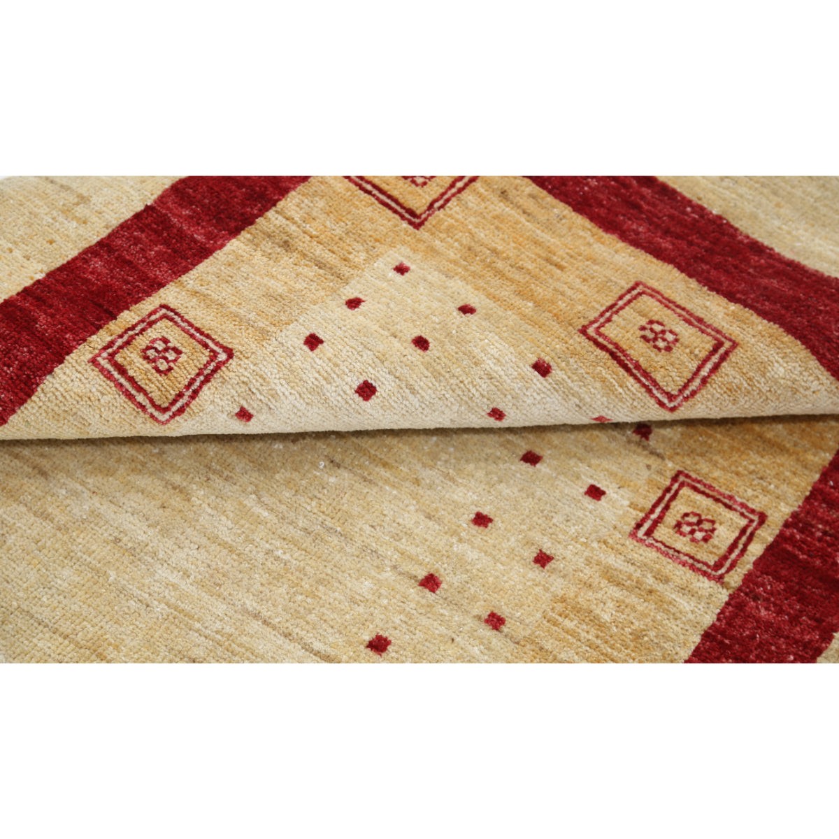Modcar 6x8 Handmade Double Knotted Washable Wool Rug - Colorful
