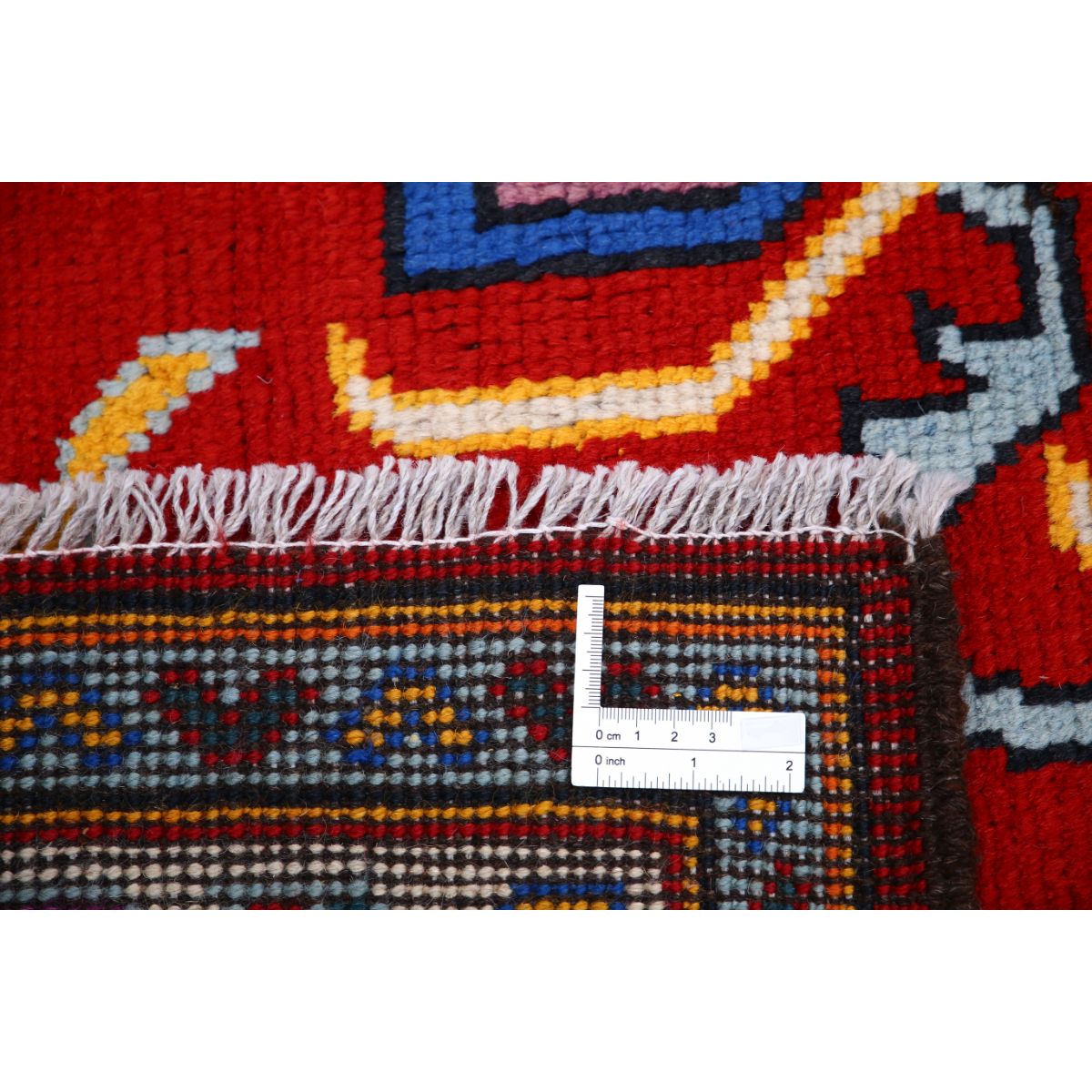 Revival 6x8 Handmade Double Knotted Washable Wool Rug - Colorful