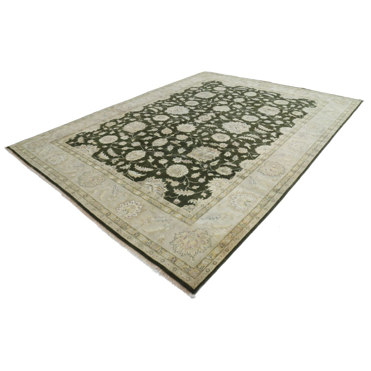 Ziegler 9x12 Handmade Double Knotted Washable Wool Rug - Colorful