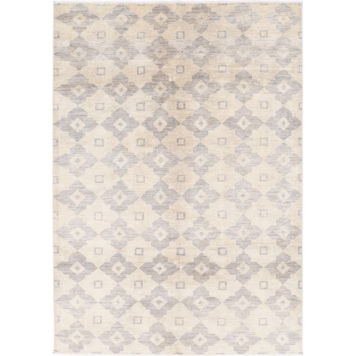 Modcar 6x9 Handmade Double Knotted Washable Wool Rug - Colorful