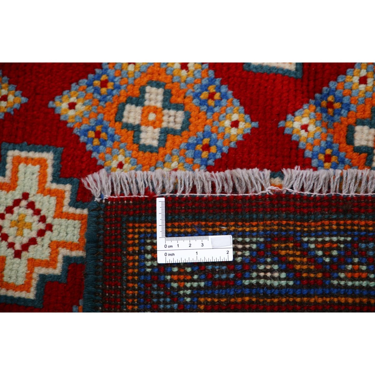 Revival 5x7 Handmade Double Knotted Washable Wool Rug - Colorful