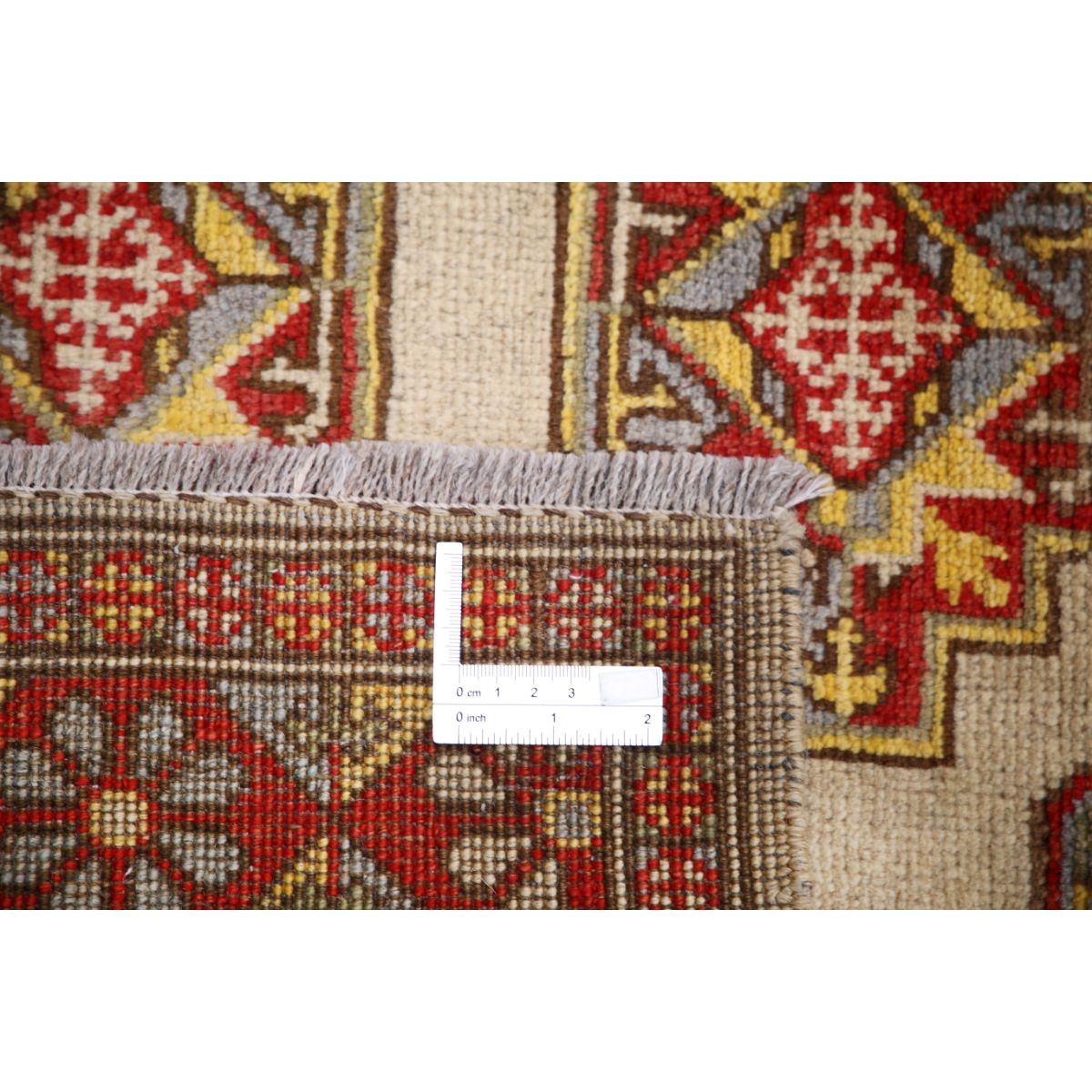 Revival 3x4 Handmade Double Knotted Washable Wool Rug - Colorful