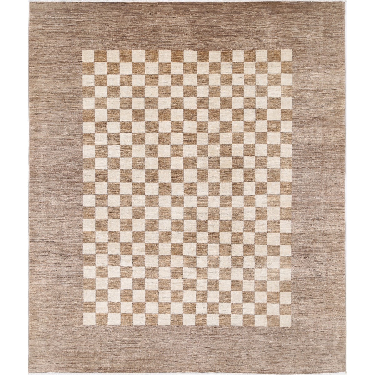 Modcar 8x10 Handmade Double Knotted Washable Wool Rug - Colorful