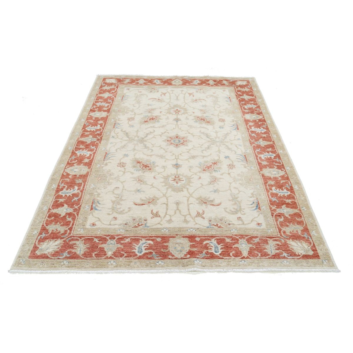 Ziegler 6x8 Handmade Double Knotted Washable Wool Rug - Colorful