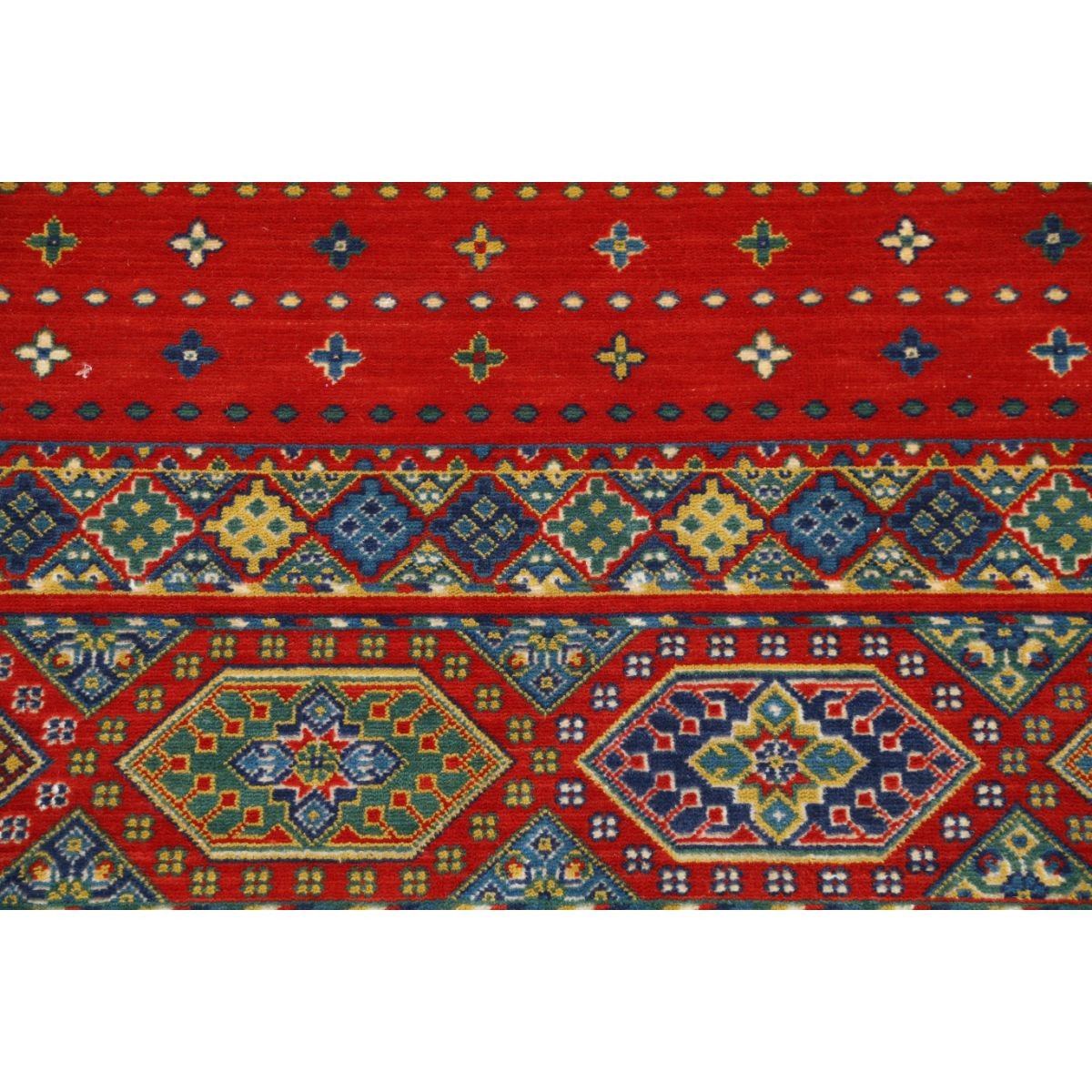 Gulshan-4'0" 4x6 Machine-Made Washable Wool Rug - Colorful