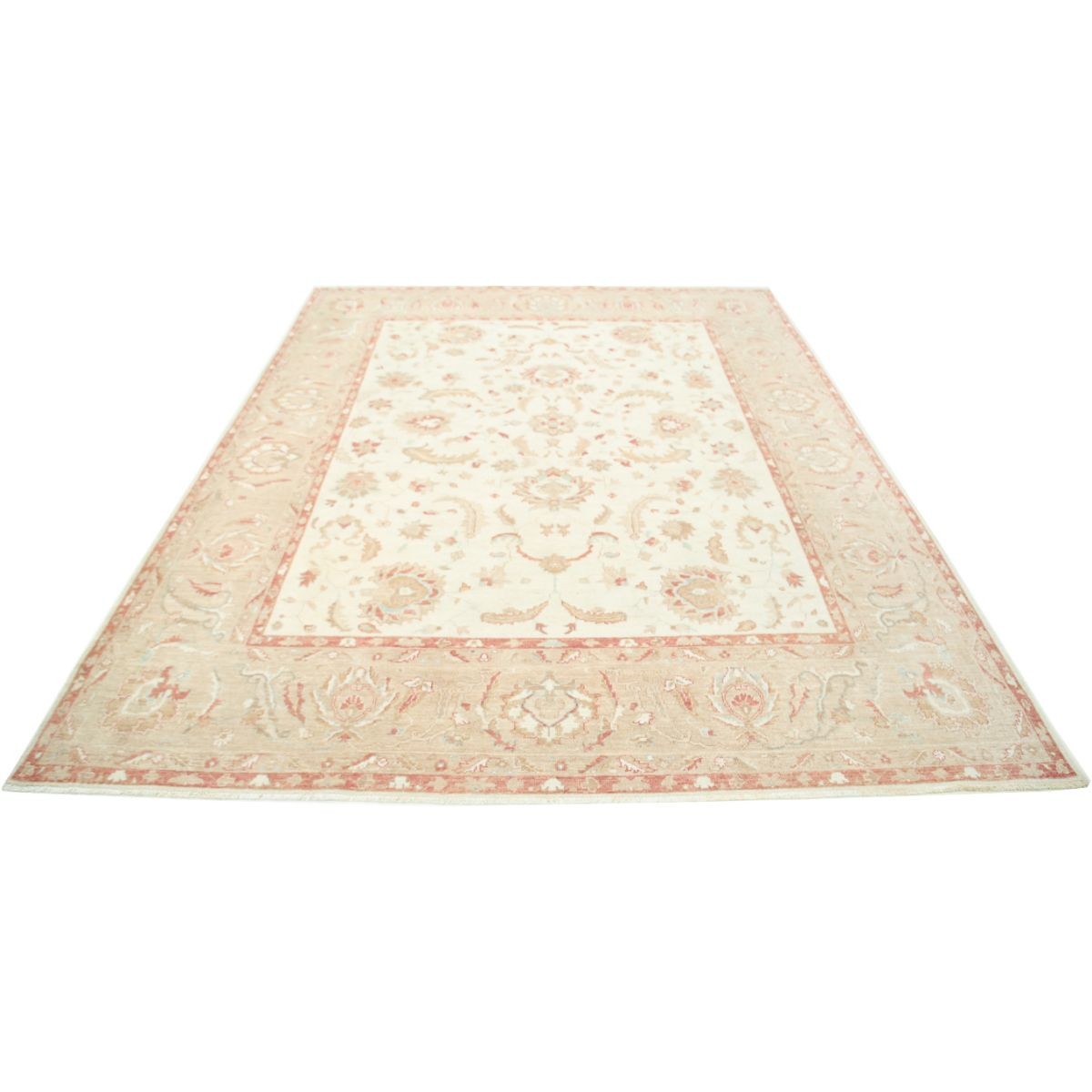 Ziegler 8x10 Handmade Double Knotted Washable Wool Rug - Colorful