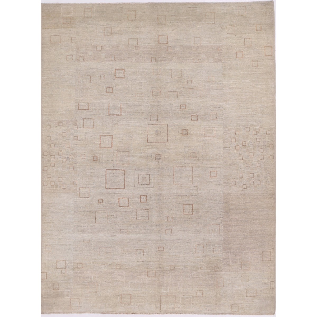 Modcar 6x7 Handmade Double Knotted Washable Wool Rug - Colorful