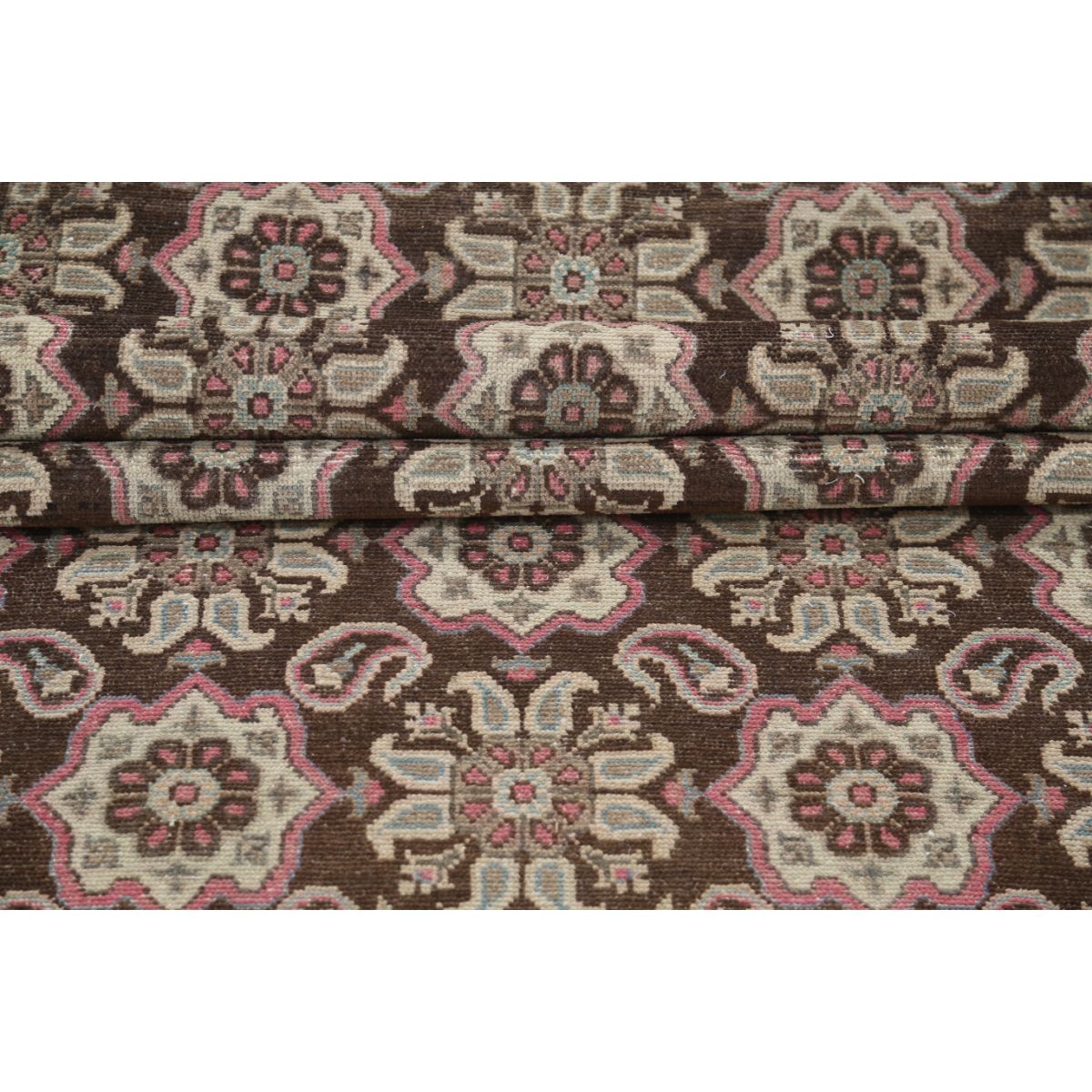 Vintage 4x13 Handmade Double Knotted Washable Wool Runner - Soft Hues