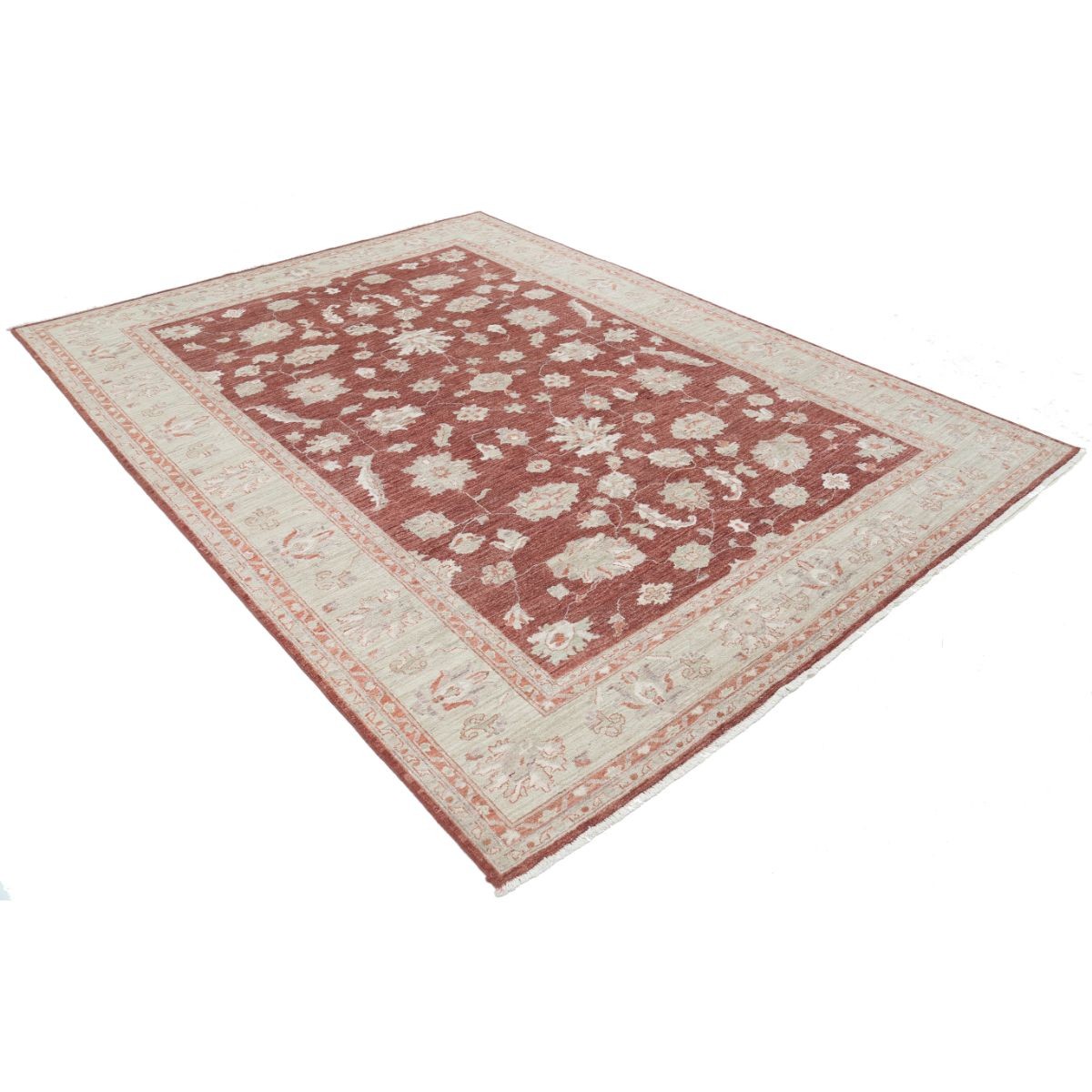 Ziegler 7x10 Handmade Double Knotted Washable Wool Rug - Colorful
