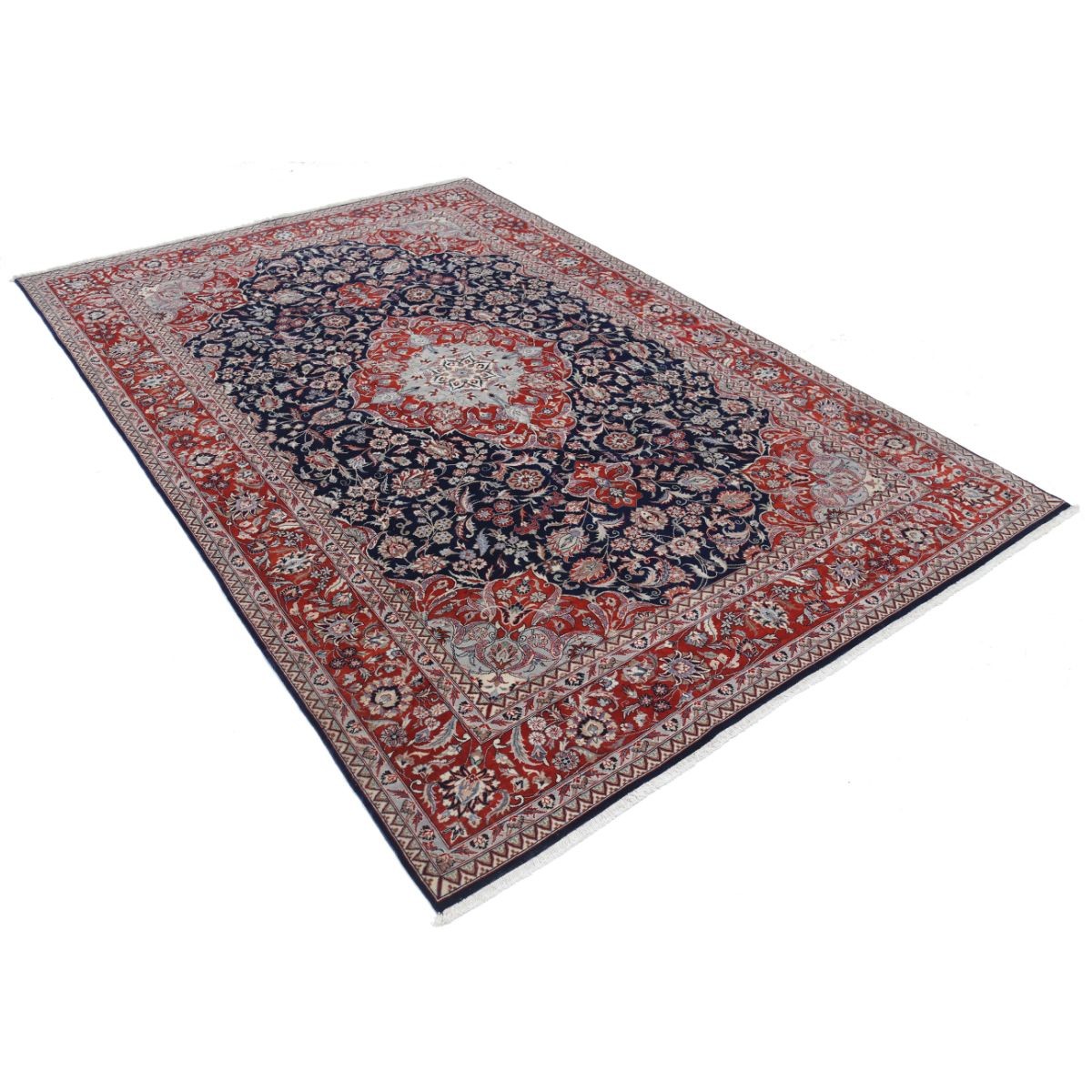 Heritage 6x9 Handmade Double Knotted Washable Wool Rug - Colorful