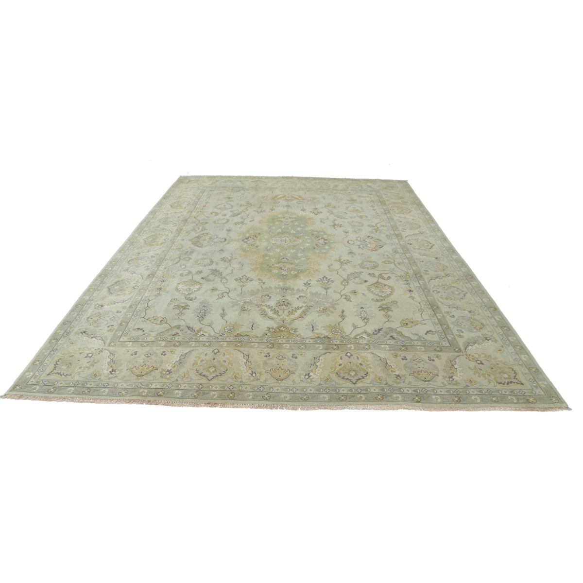 Ziegler 9x12 Handmade Double Knotted Washable Wool Rug - Colorful