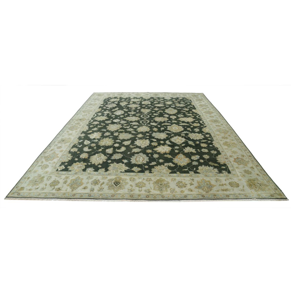 Ziegler 9x11 Handmade Double Knotted Washable Wool Rug - Colorful