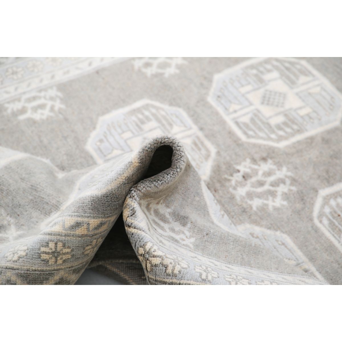 Revival 6x8 Handmade Double Knotted Washable Wool Rug - Colorful