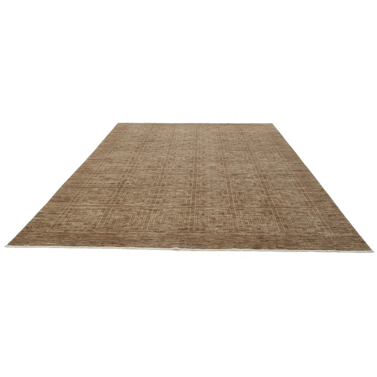Modcar 8x11 Handmade Double Knotted Washable Wool Rug - Colorful