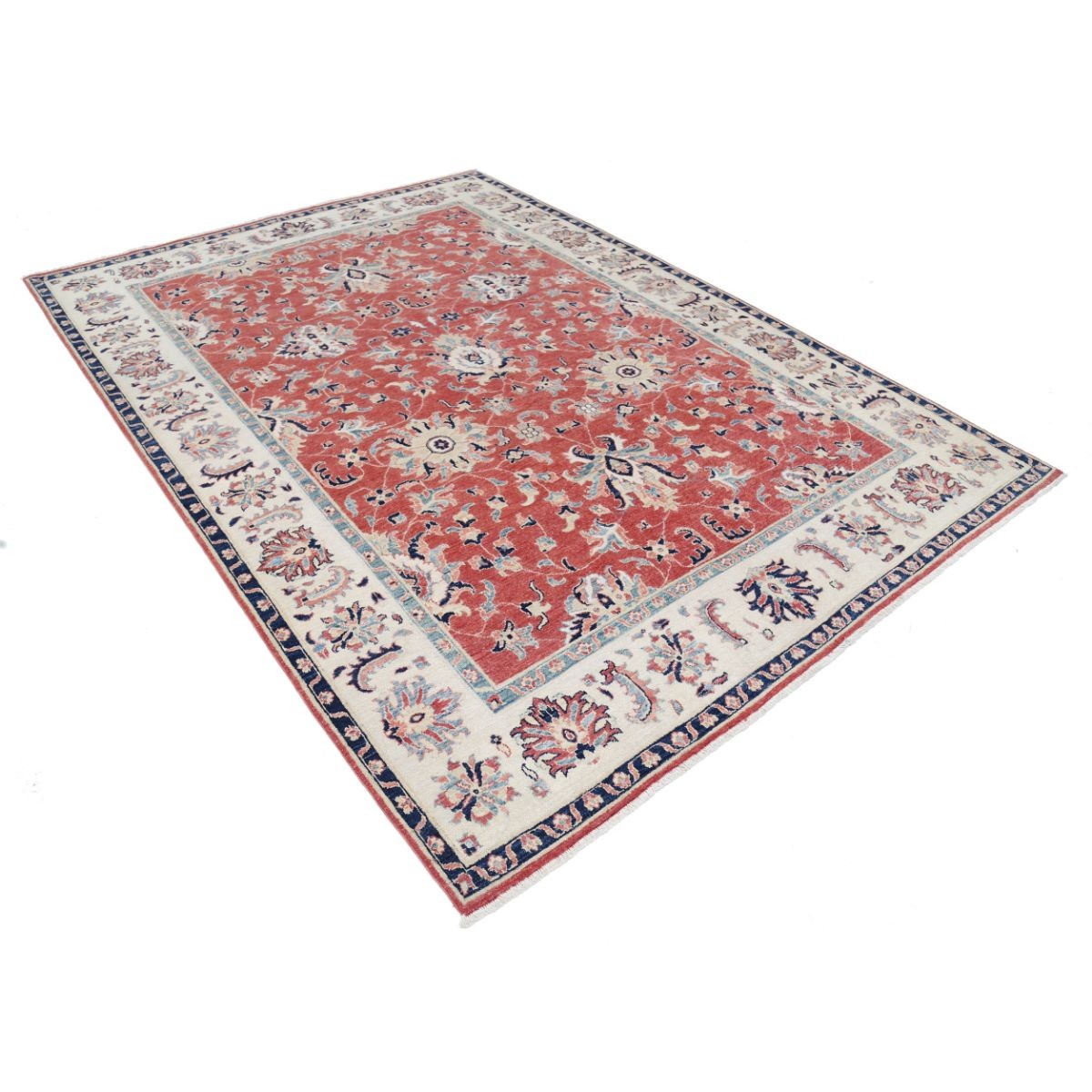 Ziegler 7x9 Handmade Double Knotted Washable Wool Rug - Colorful