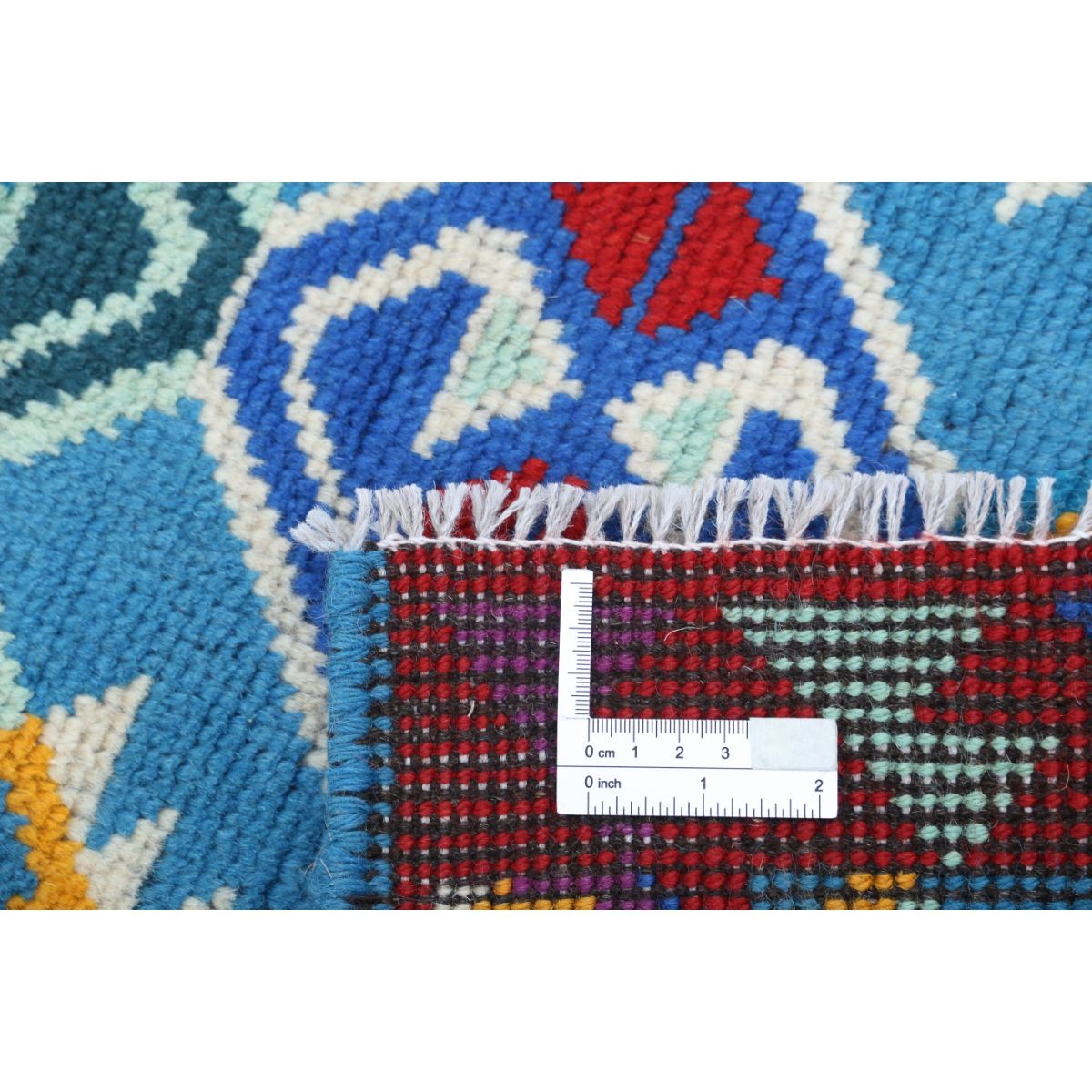 Revival 3x5 Handmade Double Knotted Washable Wool Rug - Colorful