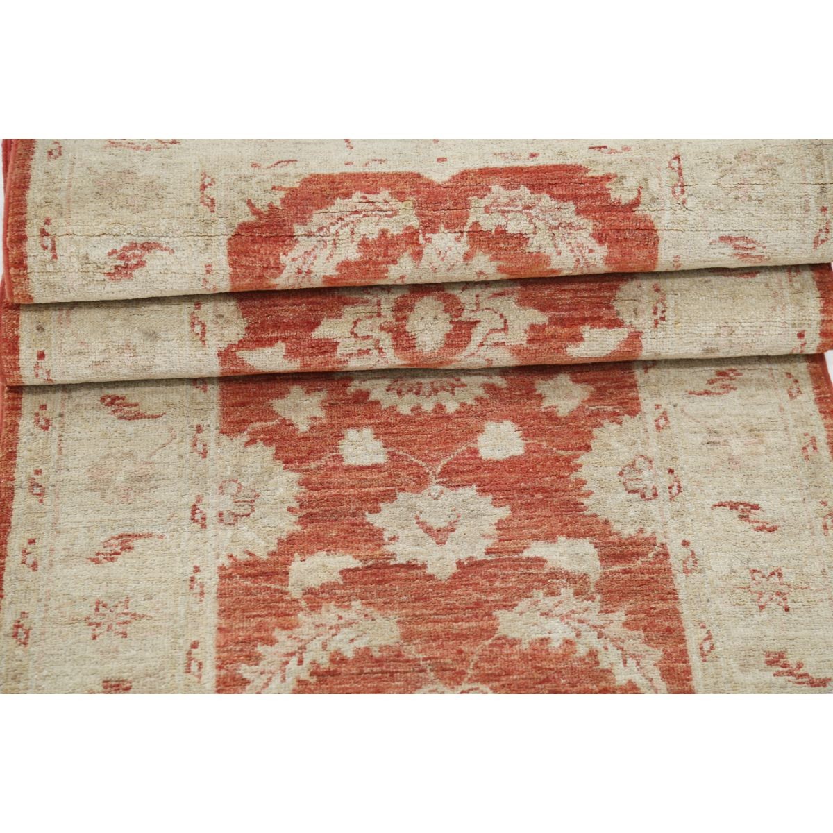 Ziegler 2x8 Handmade Double Knotted Washable Wool Runner - Colorful