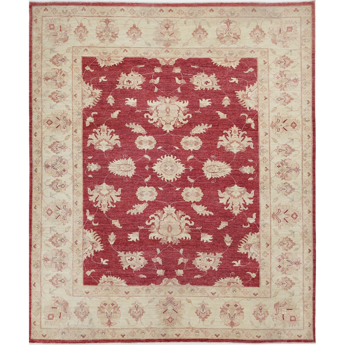 Ziegler 8x10 Handmade Double Knotted Washable Wool Rug - Colorful
