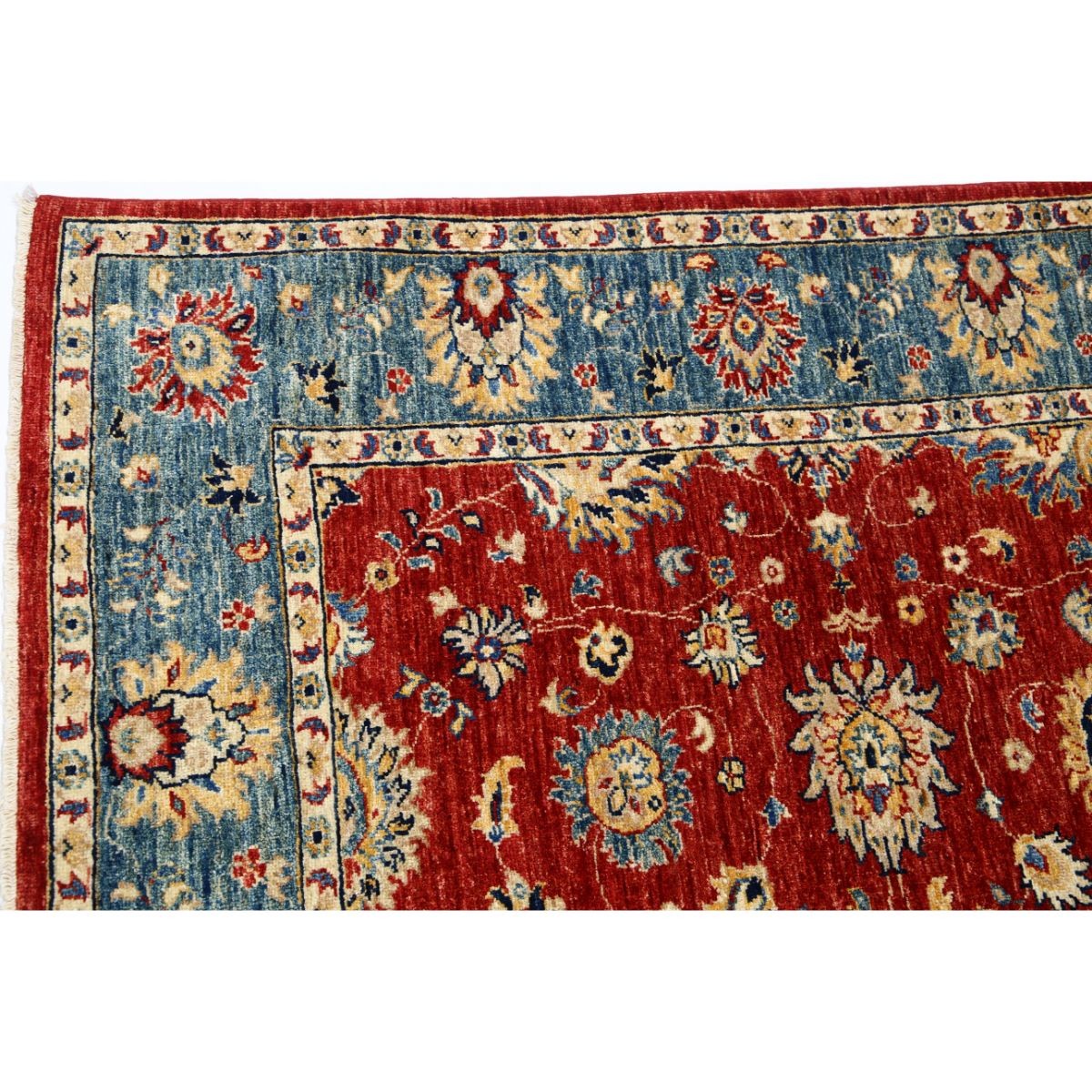 Ziegler 6x8 Handmade Double Knotted Washable Wool Rug - Colorful