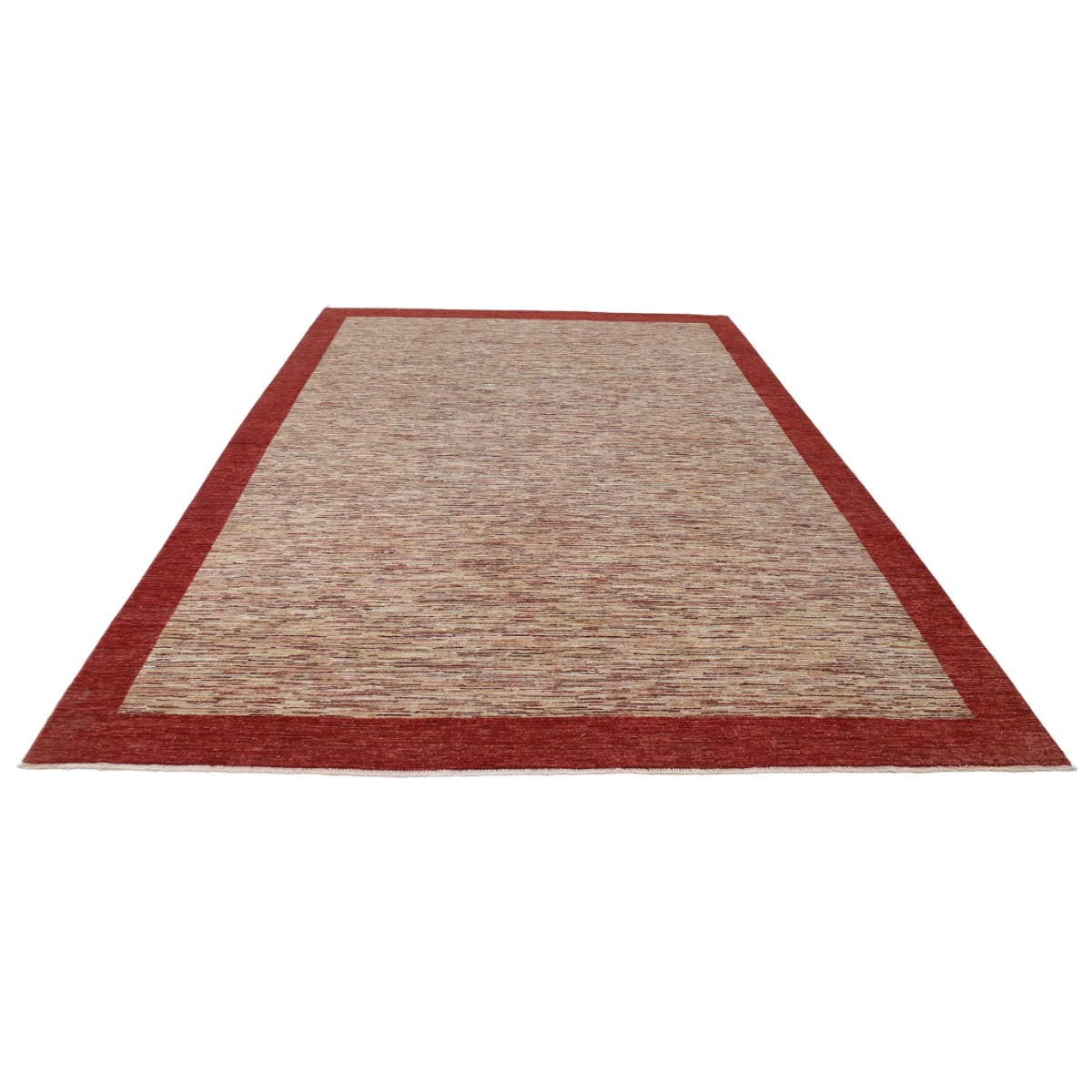 Modcar 9x12 Handmade Double Knotted Washable Wool Rug - Colorful
