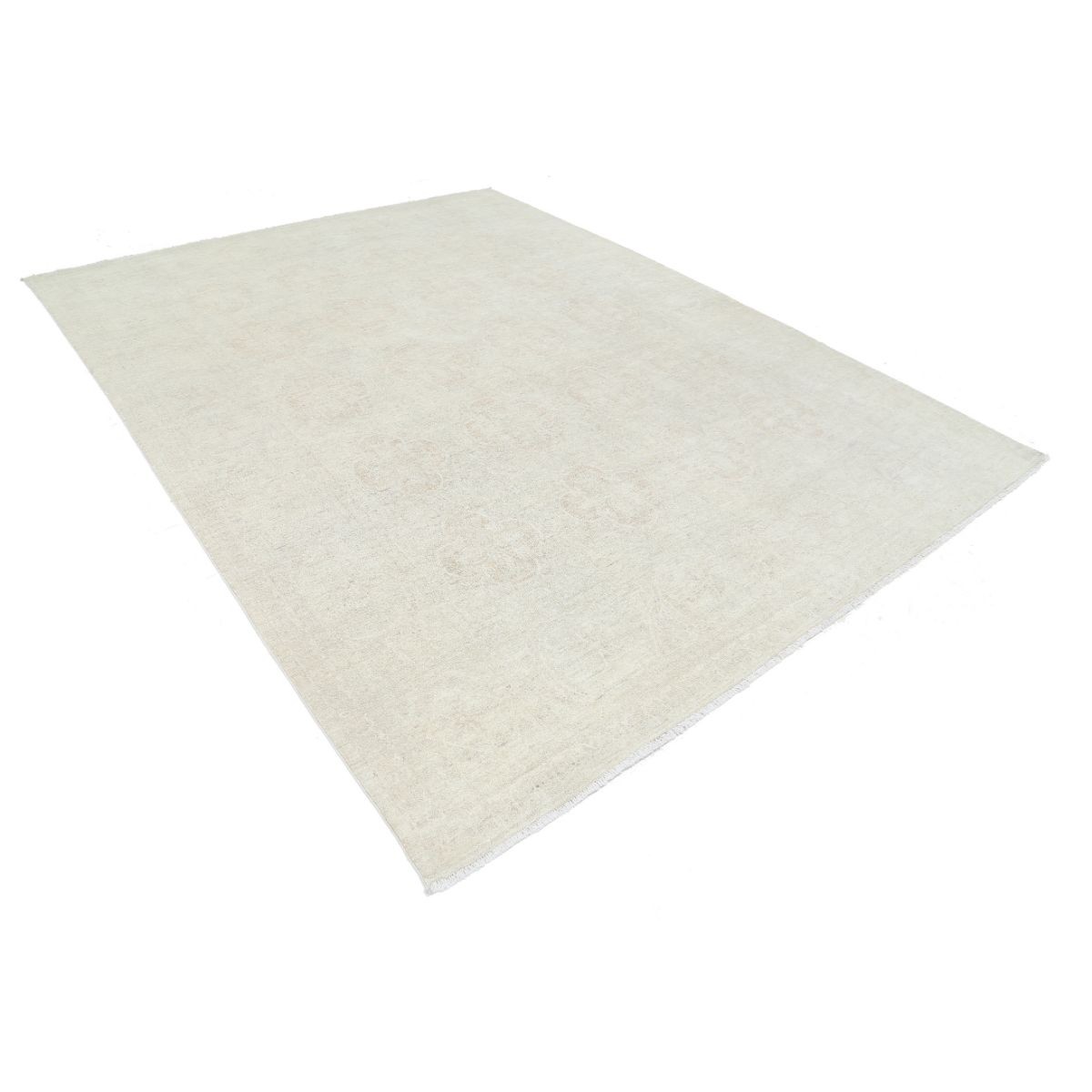 Serenity 8x10 Handmade Double Knotted Washable Wool Rug - Soft Hues