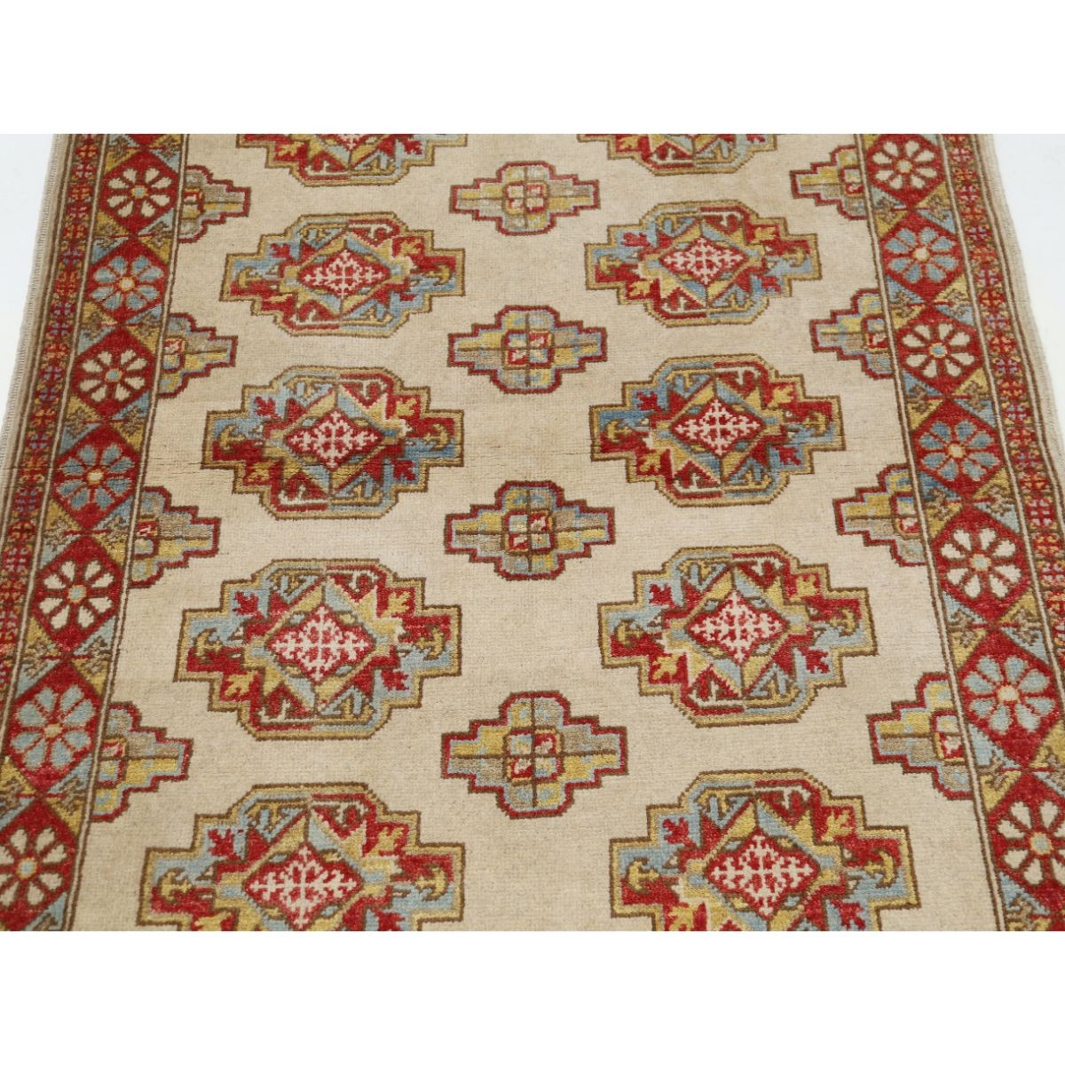 Revival 3x5 Handmade Double Knotted Washable Wool Rug - Colorful