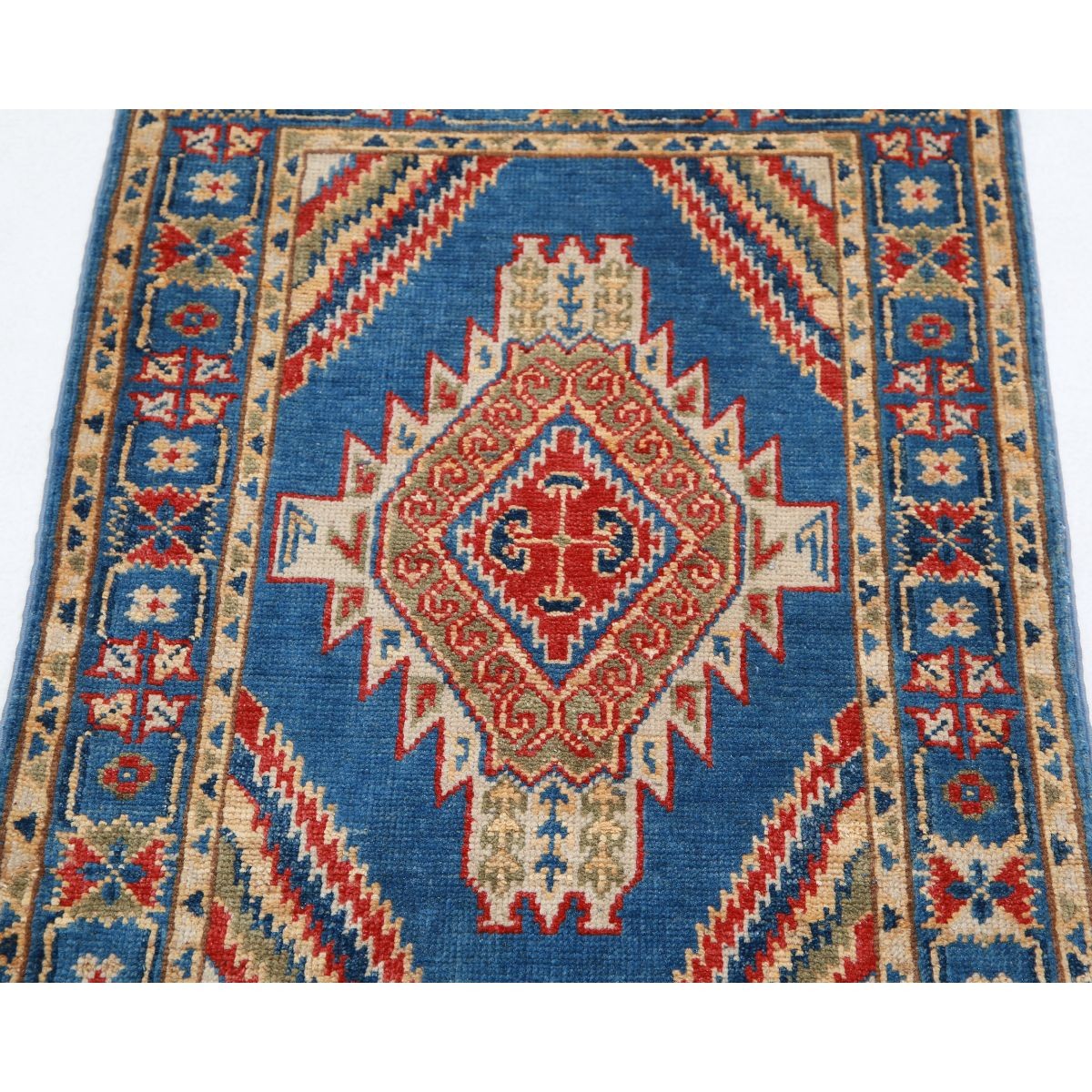 Revival 2x3 Handmade Double Knotted Washable Wool Rug - Colorful