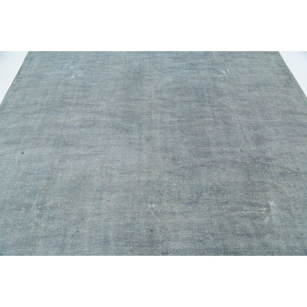 Overdye 8x9 Handmade Double Knotted Washable Wool Rug - Monochormatic