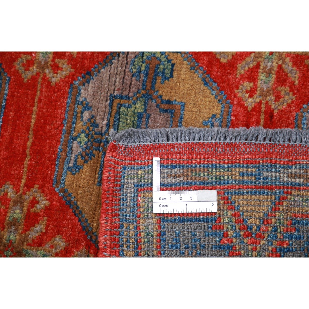 Revival 3x4 Handmade Double Knotted Washable Wool Rug - Colorful