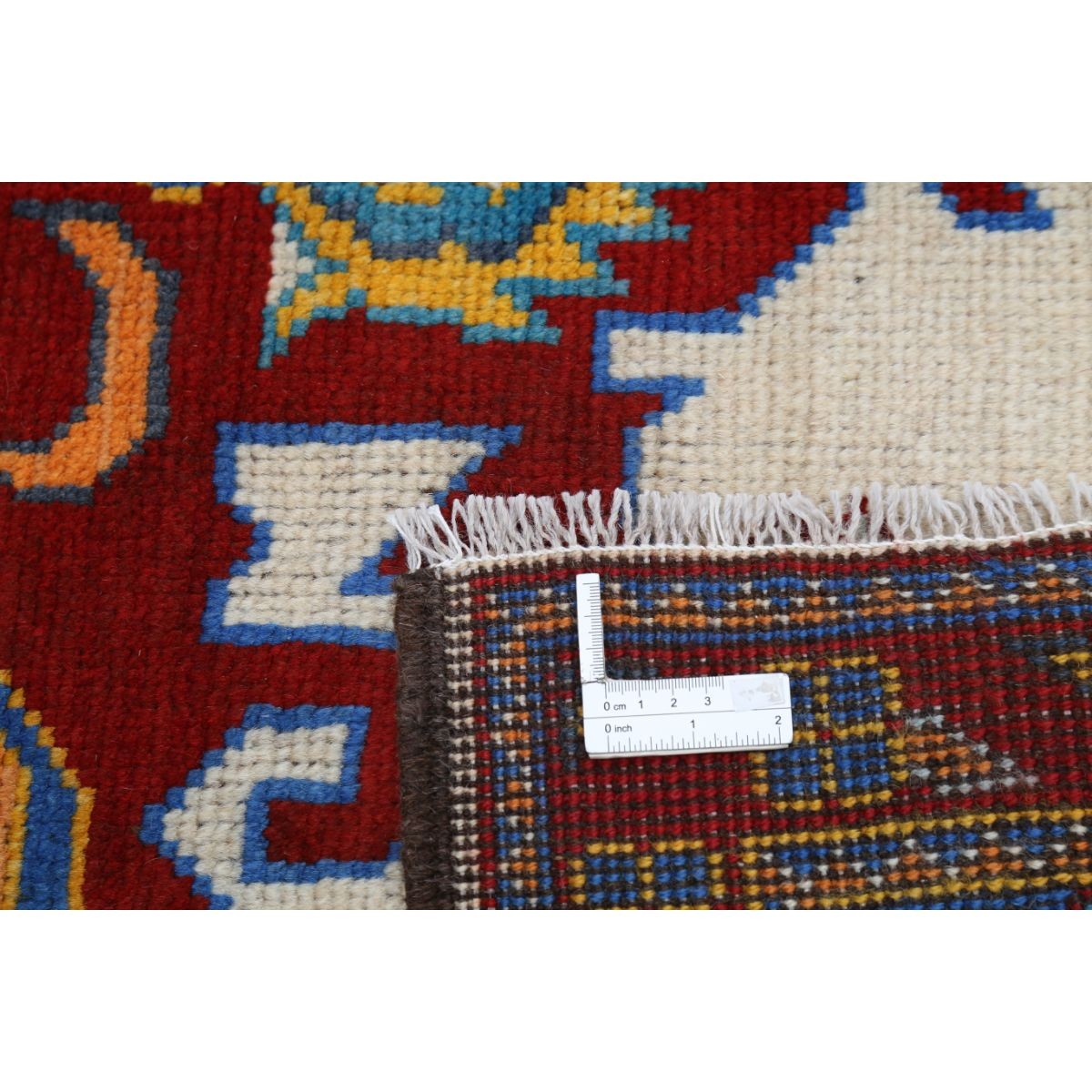 Revival 5x6 Handmade Double Knotted Washable Wool Rug - Colorful