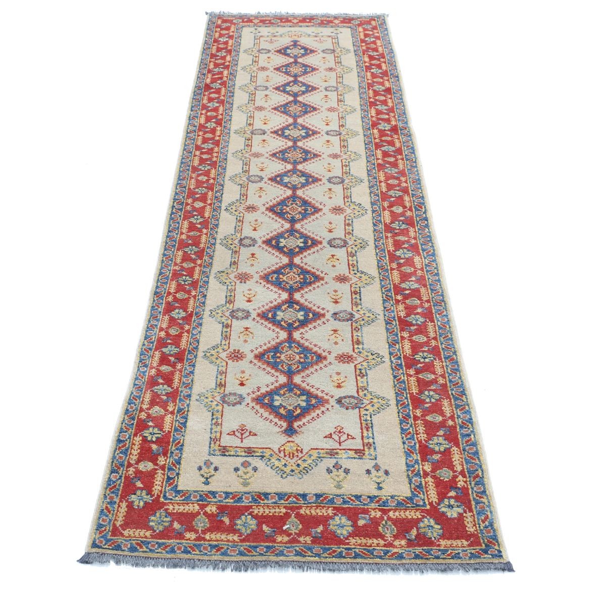 Revival 3x10 Handmade Double Knotted Washable Wool Runner - Colorful