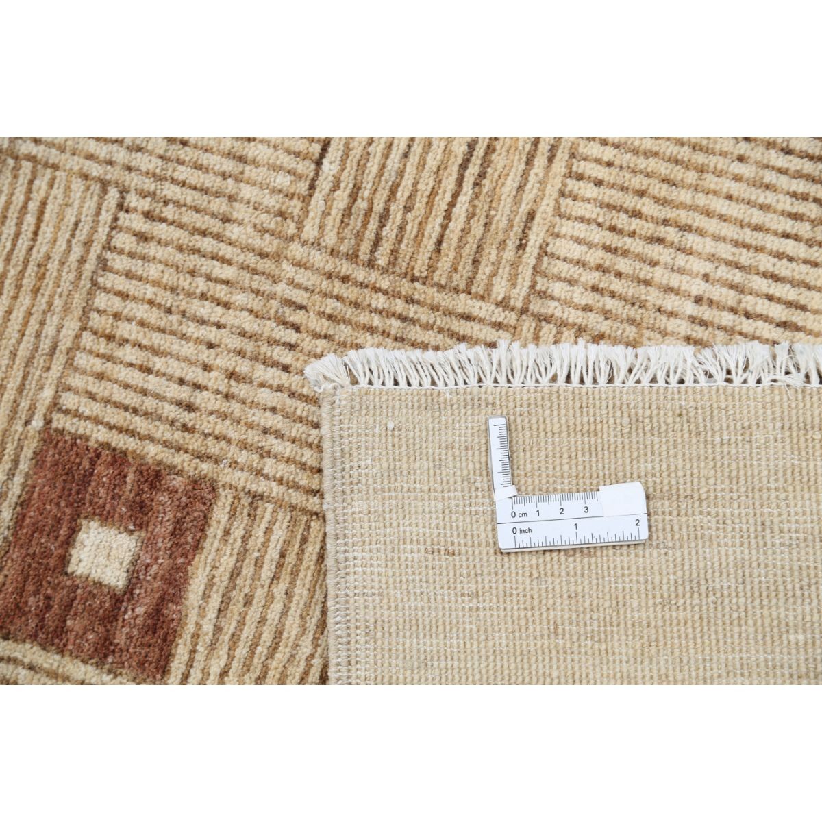 Modcar 12x17 Handmade Double Knotted Washable Wool Rug - Colorful
