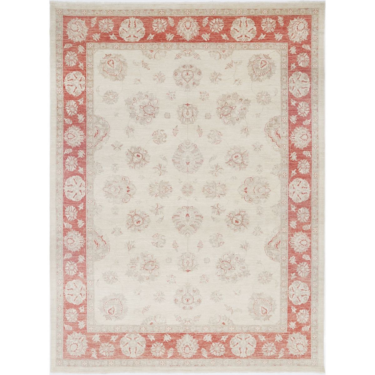 Ziegler 8x11 Handmade Double Knotted Washable Wool Rug - Colorful