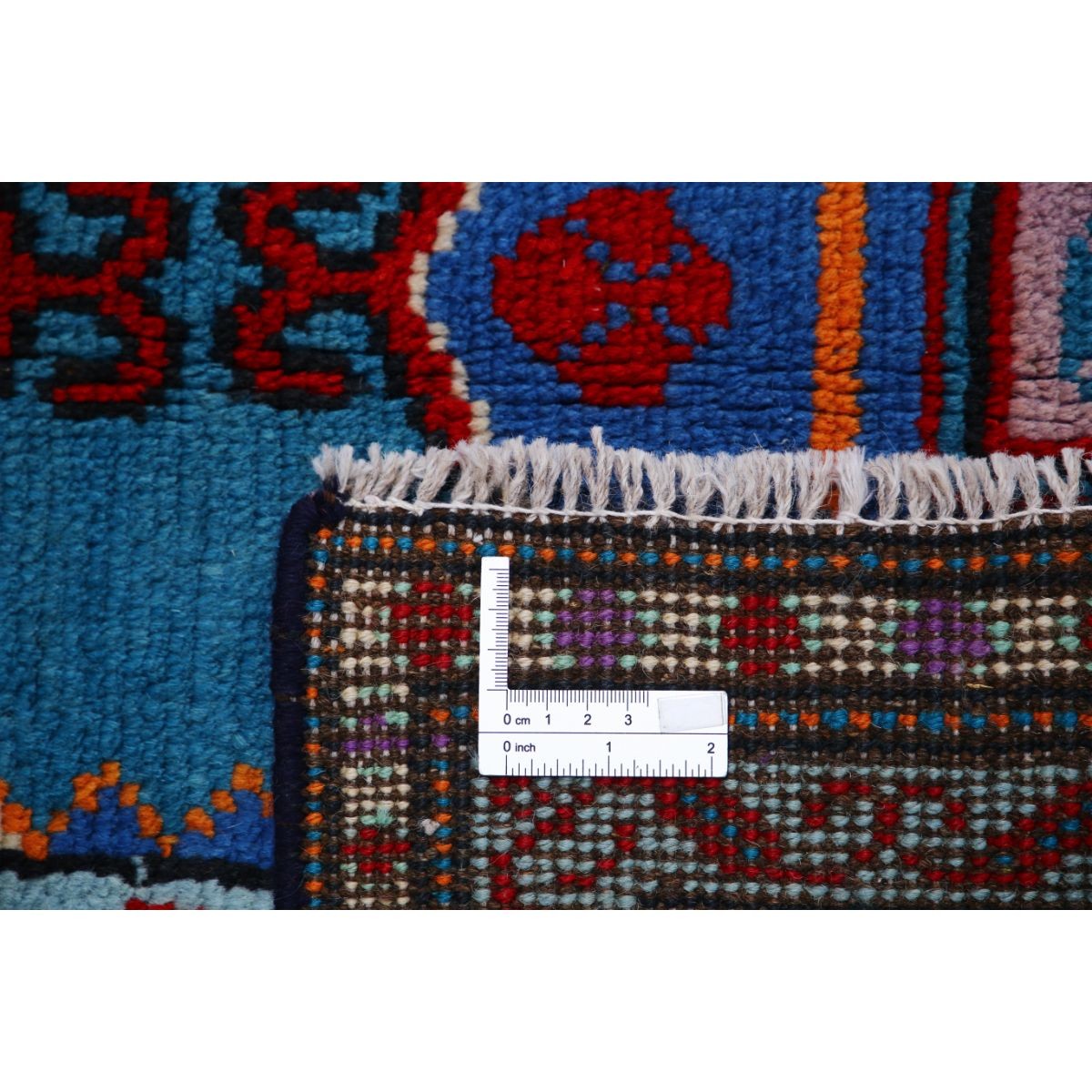 Revival 5x6 Handmade Double Knotted Washable Wool Rug - Colorful