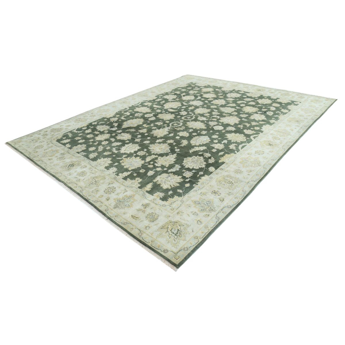 Ziegler 9x11 Handmade Double Knotted Washable Wool Rug - Colorful
