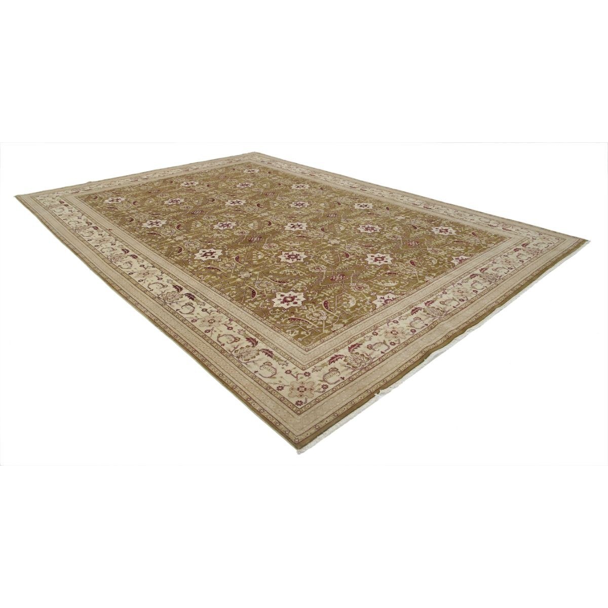 Ziegler 10x14 Handmade Double Knotted Washable Wool Rug - Colorful