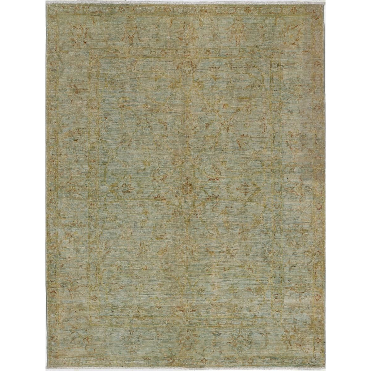 Overdye 5x6 Handmade Double Knotted Washable Wool Rug - Monochormatic