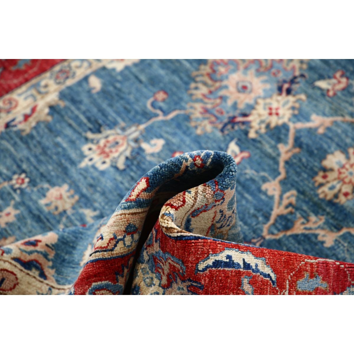 Ziegler 5x9 Handmade Double Knotted Washable Wool Rug - Colorful