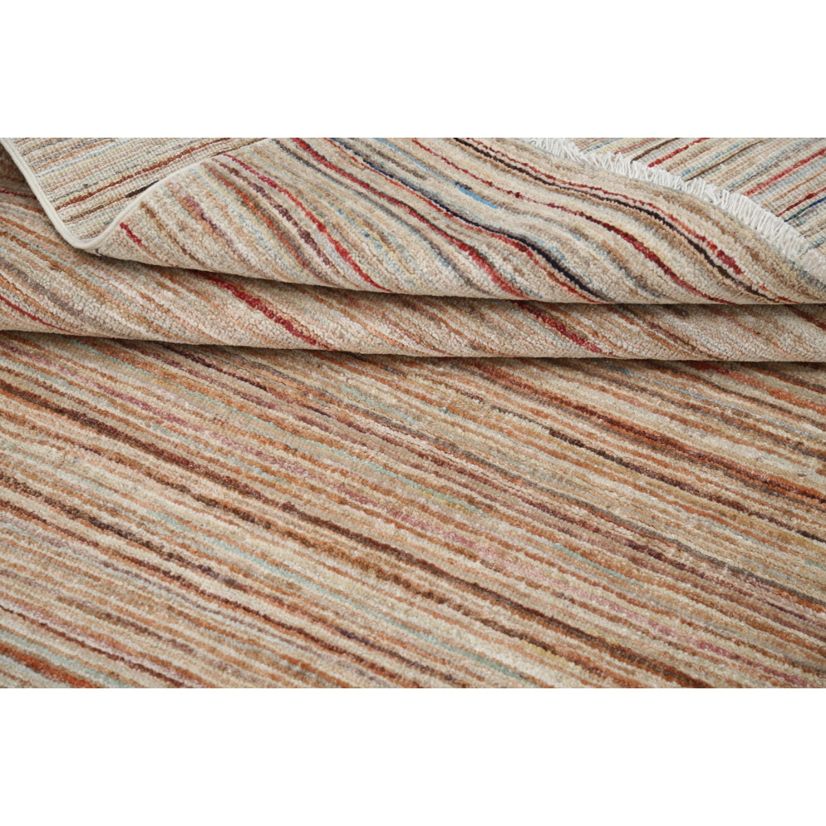 Modcar 4x6 Handmade Double Knotted Washable Wool Rug - Colorful
