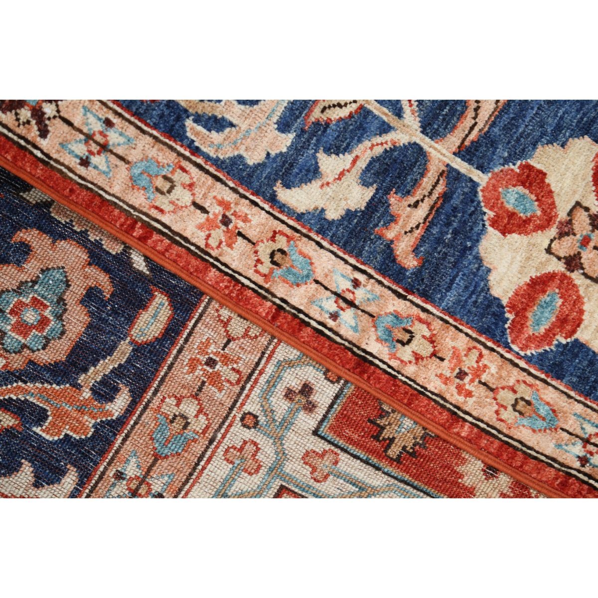 Bakhtiari 8x10 Hand-Knotted Washable Wool Rug - Colorful