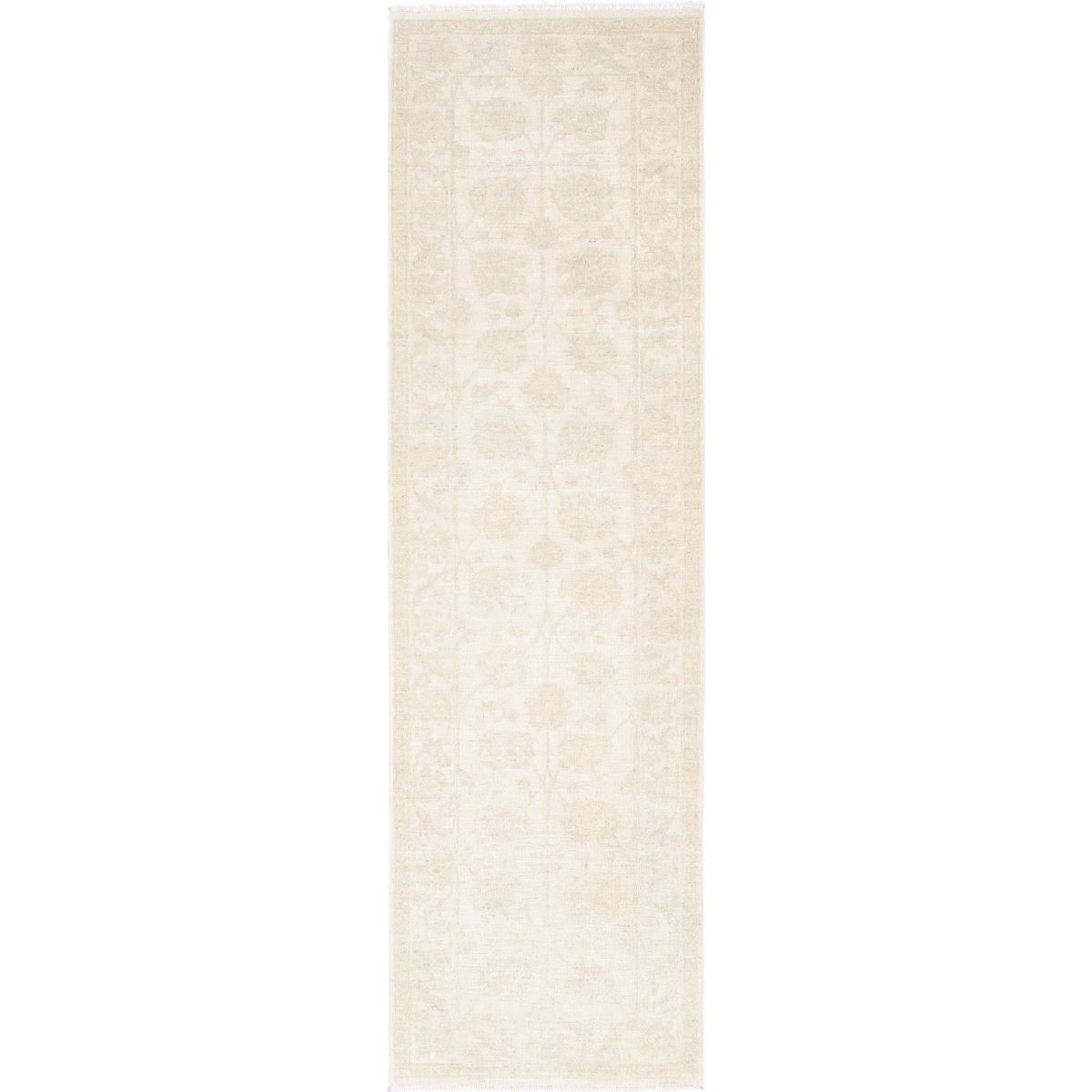 Serenity 3x10 Handmade Double Knotted Washable Wool Runner - Soft Hues