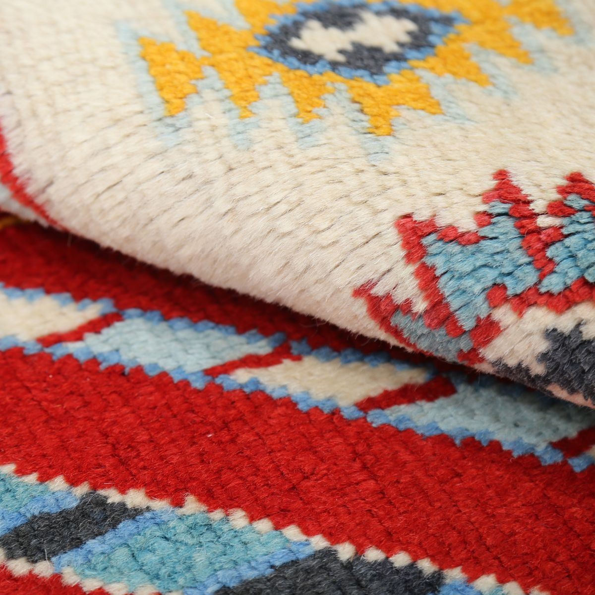 Revival 3x5 Handmade Double Knotted Washable Wool Rug - Colorful