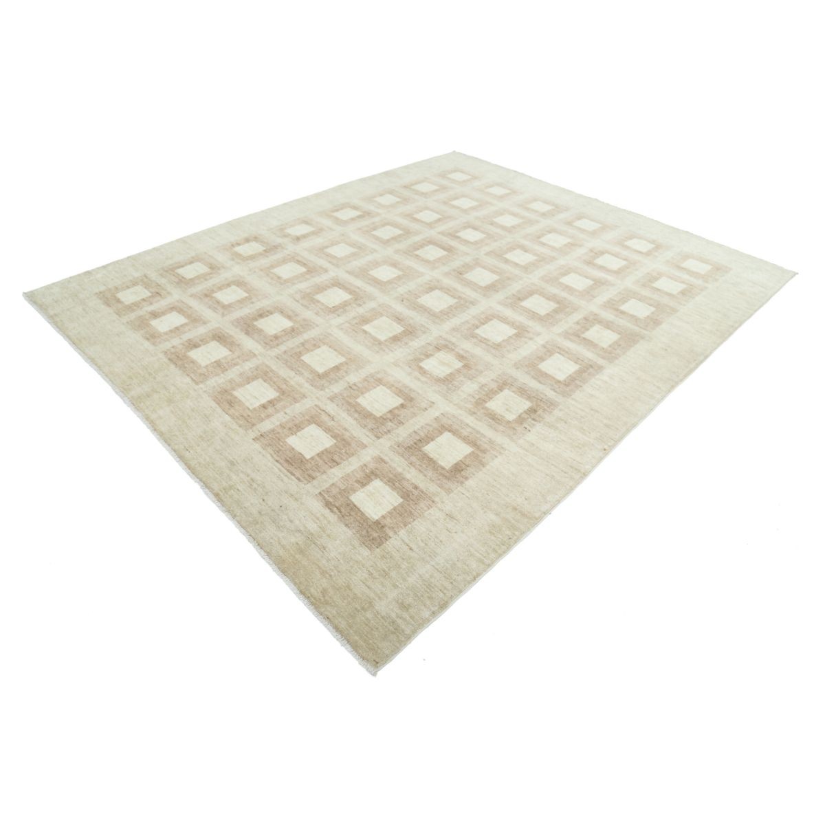 Modcar 8x10 Handmade Double Knotted Washable Wool Rug - Colorful