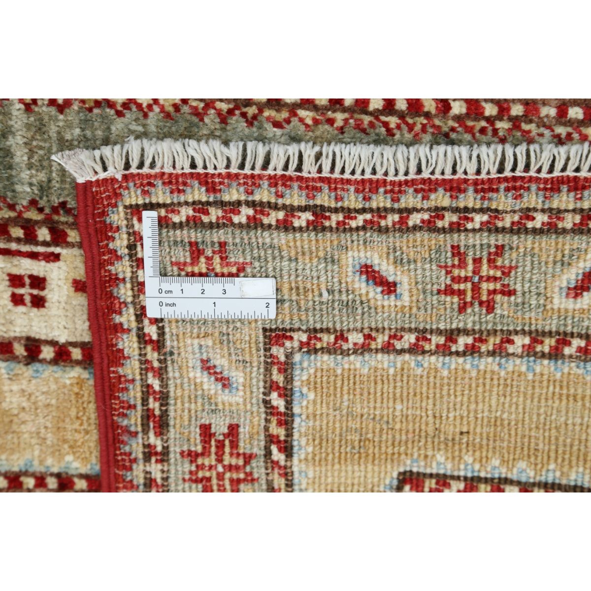 Shaal 6x7 Handmade Double Knotted Washable Wool Rug - Colorful